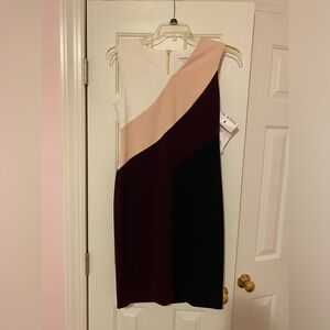 Nwt color blocked Calvin Klein dress